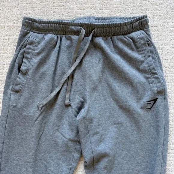 Gymshark Mens Grey Joggers Sweatpants Tapered Fit Size Large - Picture 8 of 9
